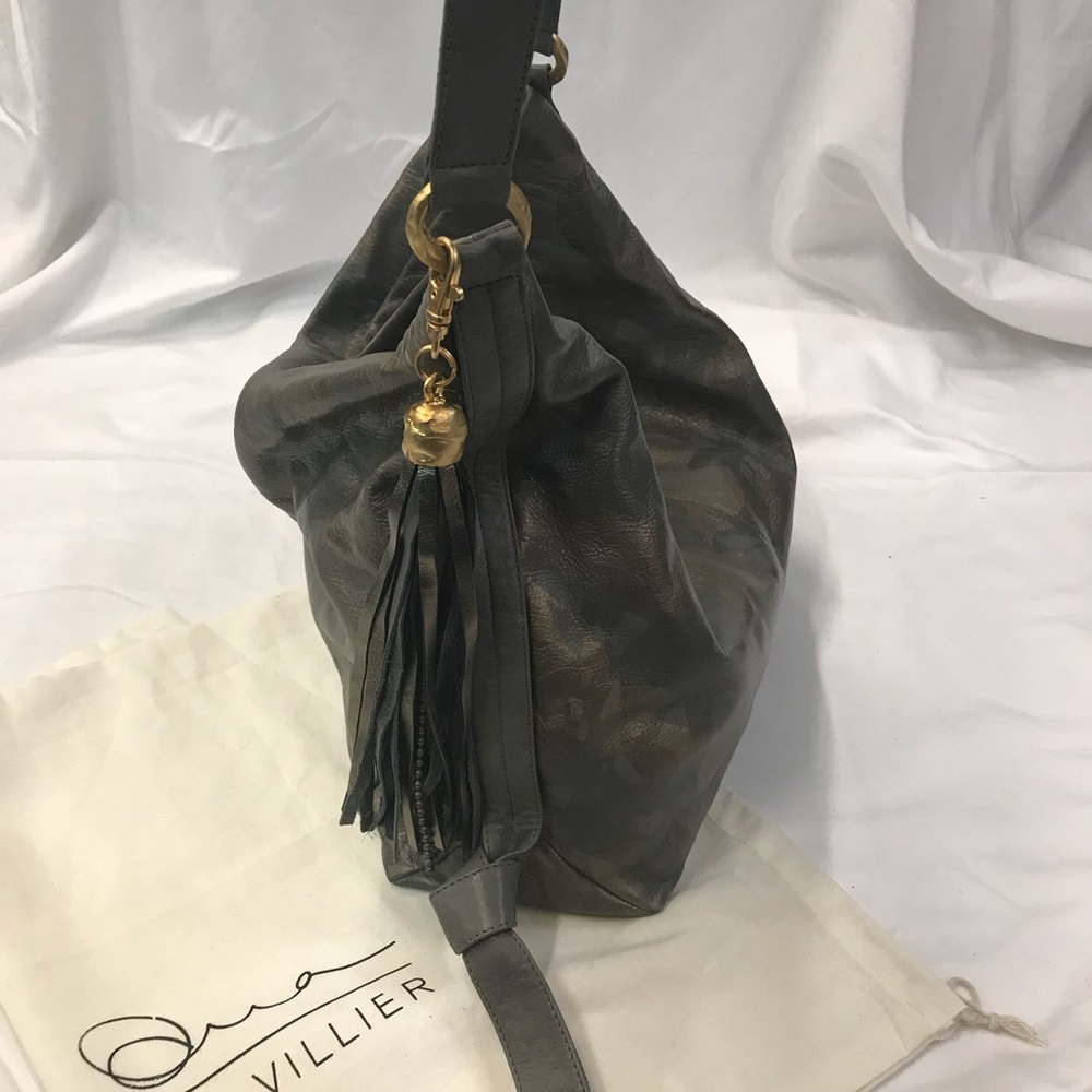 Ona Villier Vesuvius Hobo Bag in Grey Sombra - Picture 3 of 12